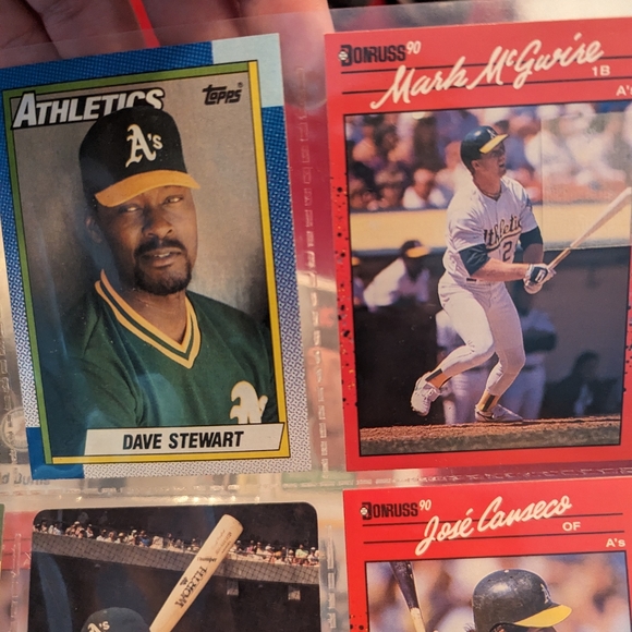 Set of 9 Baseball Cards includes Two Jose Canseco cards - Picture 3 of 8